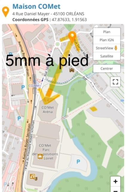 Maison Comet Avec Jardin Et Parking Orléans Dış mekan fotoğraf